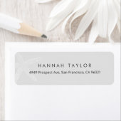 Étiquette Adresse de retour simple Starfish (En situation)