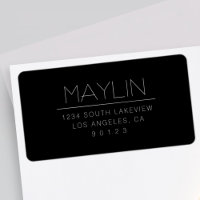 Adresse de retour stylée