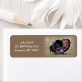 Étiquette Adresse de retour Wild Turkey (En situation)