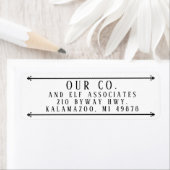 ÉTIQUETTE ADRESSE DES BARRES EN FER FORCÉ (En situation)