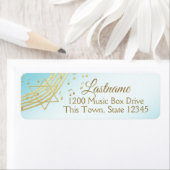 Étiquette Adresse du Bat mitzvah de musique (En situation)