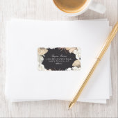 Étiquette Adresse du cadre botanique séché (En situation)