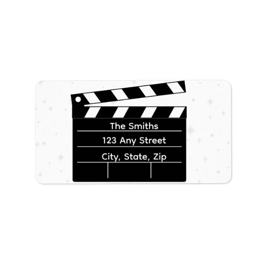 Étiquette Adresse du clavier de film (Devant)