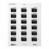 Étiquette Adresse du clavier de film (Feuille entière)