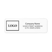 Étiquette Adresse du logo de l'entreprise professionnelle si (Devant)