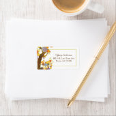 Étiquette Adresse du Mariage de style bohème (En situation)