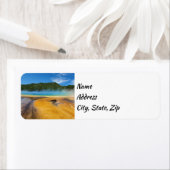 Étiquette Adresse du parc national Yellowstone (En situation)