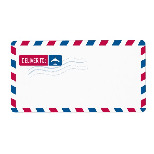 Étiquette Adresse e-mail | LIVRER À : (Devant)
