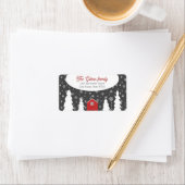 Étiquette adresse et nom de l'hyperlien rouge (En situation)