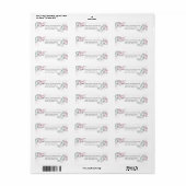 Étiquette ADRESSE | Éucalyptus d'aquarelle moderne (Feuille entière)