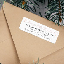 Adresse festive de Noël joyeux