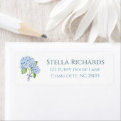 Étiquette Adresse grandmilléniale classique prépa Hortensia (En situation)