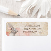 Étiquette Adresse Lapin Lapin Sweet (En situation)