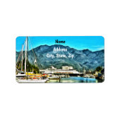 Étiquette Adresse Marina Vallarta 0946 (Devant)