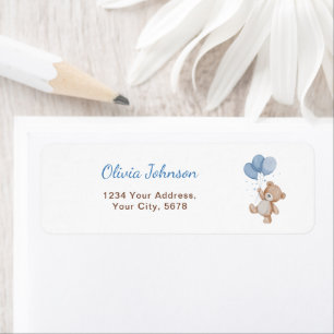 Étiquette Adresse Ourson Mignon