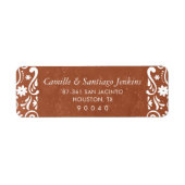 Étiquette Adresse Papier Picado Mexicain (Devant)