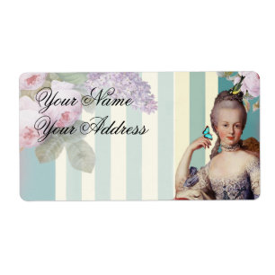 Étiquette Adresse personnelle de Trianon d'Au de Thé petite