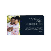 Étiquette Adresse photo (Devant)