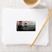 Étiquette Adresse Photo Du Mariage De Vacances Marié Et Lumi (En situation)