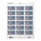 ÉTIQUETTE ADRESSE POPULAIRE SWEET SCHNAUZER (Feuille entière)