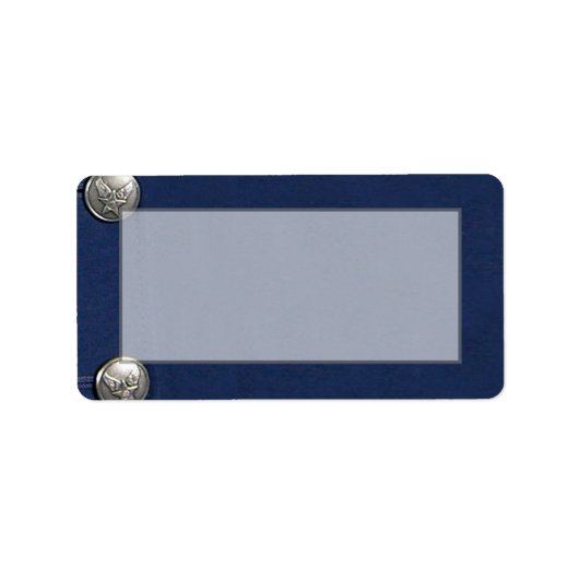 Étiquette Adresse postale 1,25 po x 2,75 po Classe A Unif de (Devant)