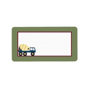 Étiquette Adresse postale de la zone de construction