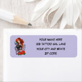 Étiquette Adresse Redhead Woman Tattoos (En situation)
