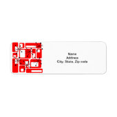 Étiquette Adresse rétro (Devant)