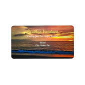 Étiquette Adresse Sunset 1577 (Devant)