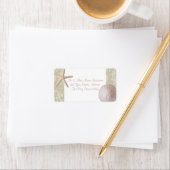 Étiquette Adresse vintage (En situation)