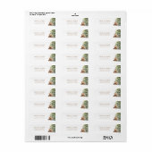 Étiquette Adventure Await Woodland Teddy Bear Adresse (Feuille entière)