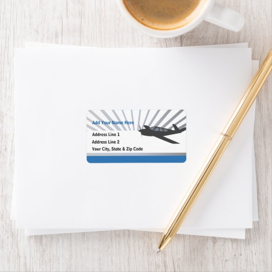 Étiquette Aéronefs Beechcraft (En situation)