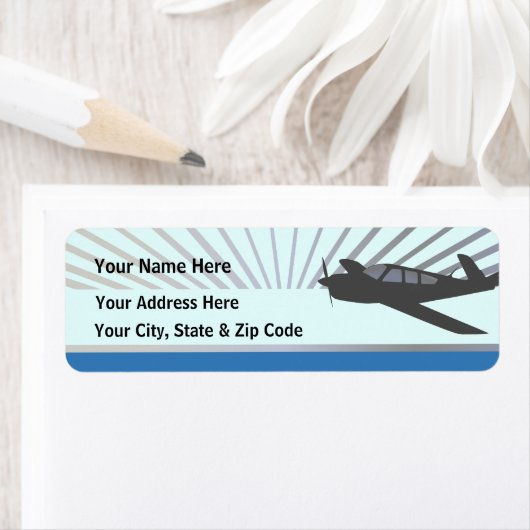 Étiquette Aéronefs Beechcraft (En situation)