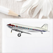 Étiquette Aéronefs DC3 (En situation)