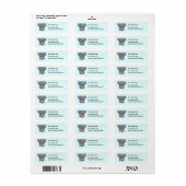 Étiquette Aéronefs hydravion classés (Feuille entière)