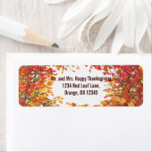 Étiquette Affaire Leaf Circle (En situation)