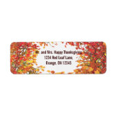 Étiquette Affaire Leaf Circle (Devant)