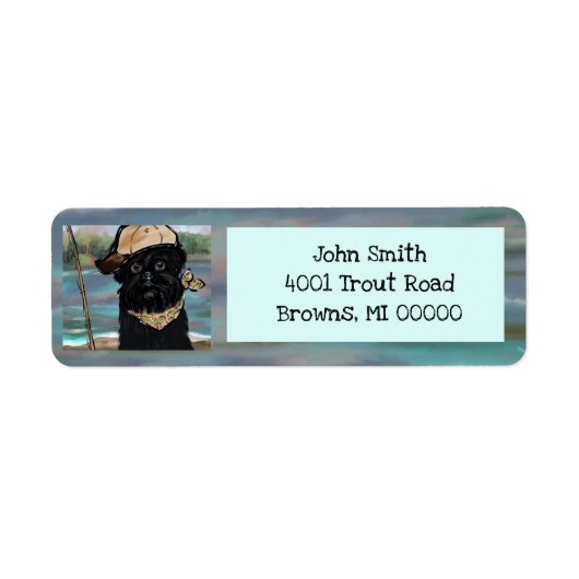 Étiquette Affenpinscher (Devant)