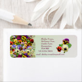 Étiquette Affichage pansy (En situation)