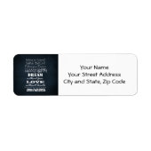 Étiquette Affirmations de devis motivationnelles (Devant)