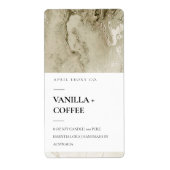 ÉTIQUETTE AGATE GEODE DUSKY SILVER GREFFE IVOIRE CANDLE ÉTIQ (Devant)