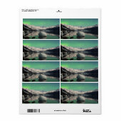 Étiquette Âge de glace Aurora (Feuille entière)