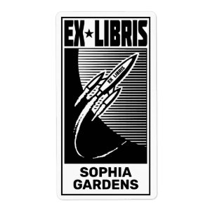 Étiquette Âge spatial Ex Libris