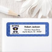 Étiquette Agent de police à la retraite Adresse de retour (En situation)