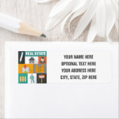 Étiquette Agent immobilier professionnel (En situation)