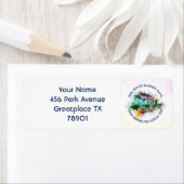 Étiquette Agent Réalisateur Agence Immobilière Et Nom De L'E (En situation)