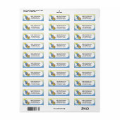 Étiquette Agilité du compteur de dessin (Feuille entière)