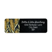 Étiquette Agricole Cool de récolte de maïs Cob Harvest Adres (Devant)