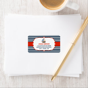 Étiquette Ahoy C'est un garçon ! Baby shower nautique Étique