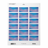 Étiquette Aïd Moubarak (Feuille entière)